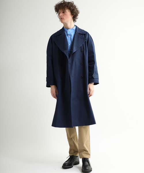 AUNN(アウン)の「【AUNN】オーバーサイズトレンチコート(トレンチコート・メンズ・ブラック/ベージュ/ネイビー・1/2/3)」の11枚目の写真