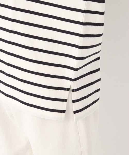 GLOBAL WORK(グローバルワーク)の「バスクボーダーBIGT長袖/822629(Tシャツ/カットソー・レディース・ベージュ/レッド/その他・MEDIUM/LARGE)」の14枚目の写真