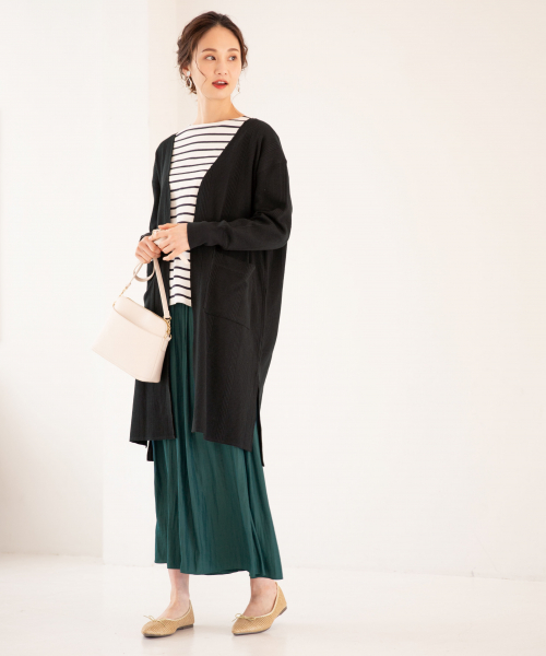 GLOBAL WORK(グローバルワーク)の「バスクボーダーBIGT長袖/822629(Tシャツ/カットソー・レディース・ベージュ/レッド/その他・MEDIUM/LARGE)」の20枚目の写真