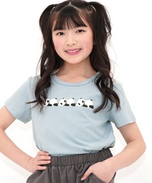 Bee des Bee（ビーデスビー）の「【コットン100％】半袖プリントTシャツ（Tシャツ/カットソー）」