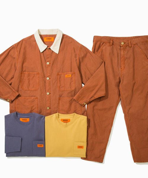 UNIVERSAL OVERALL(ユニバーサルオーバーオール)の「【別注】 <UNIVERSAL OVERALL> MOLE PT/パンツ ◆(チノパンツ・メンズ・ネイビー/ブラック/ブラウン・LARGE/MEDIUM/SMALL)」の4枚目の写真