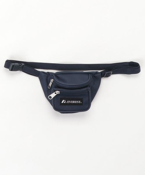 EVEREST（エベレスト）の「EVEREST Waist Pack ウエストポーチ（ボディバッグ/ウエストポーチ・キッズ・ブラック/パープル/ネイビー/レッド/オリーブ/ピンク/ターコイズブルー/グリーン/ローズ/コーラル・FREE）」の5枚目の写真