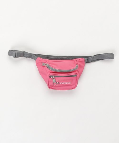 EVEREST（エベレスト）の「EVEREST Waist Pack ウエストポーチ（ボディバッグ/ウエストポーチ・キッズ・ブラック/パープル/ネイビー/レッド/オリーブ/ピンク/ターコイズブルー/グリーン/ローズ/コーラル・FREE）」の9枚目の写真