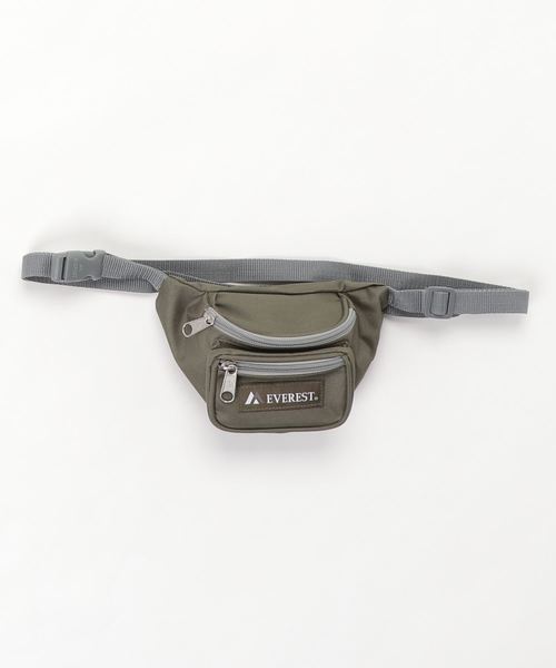 EVEREST（エベレスト）の「EVEREST Waist Pack ウエストポーチ（ボディバッグ/ウエストポーチ・キッズ・ブラック/パープル/ネイビー/レッド/オリーブ/ピンク/ターコイズブルー/グリーン/ローズ/コーラル・FREE）」の3枚目の写真