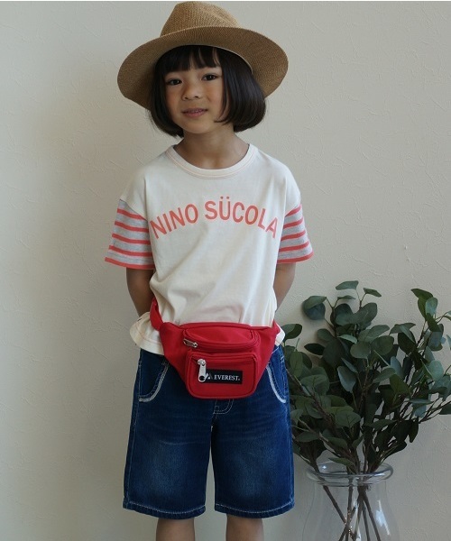 EVEREST（エベレスト）の「EVEREST Waist Pack ウエストポーチ（ボディバッグ/ウエストポーチ・キッズ・ブラック/パープル/ネイビー/レッド/オリーブ/ピンク/ターコイズブルー/グリーン/ローズ/コーラル・FREE）」の15枚目の写真