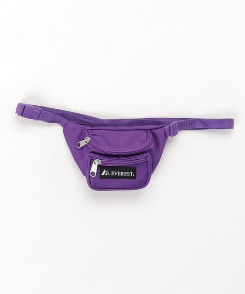 EVEREST（エベレスト）の「EVEREST Waist Pack ウエストポーチ（ボディバッグ/ウエストポーチ・キッズ・ブラック/パープル/ネイビー/レッド/オリーブ/ピンク/ターコイズブルー/グリーン/ローズ/コーラル・FREE）」の16枚目の写真