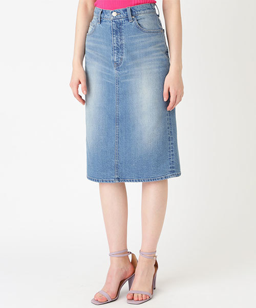 JILL STUART（ジルスチュアート）の「◆《JILL JEAN》チュールデニムタイトスカート（スカート・レディース・ネイビー/ブルー・2/0/4）」の17枚目の写真