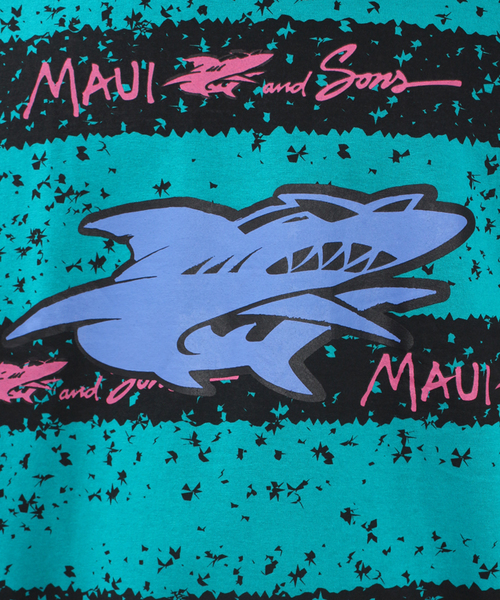 WEGO（ウィゴー）の「WEGO/MAUIパターンプリント半袖Tシャツ（Tシャツ/カットソー・メンズ・ホワイト系その他/グリーン系その他・LARGE/MEDIUM）」の5枚目の写真