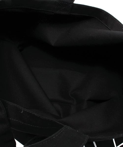 WEGO（ウィゴー）の「WEGO/ペンシルロゴトートバッグ（トートバッグ・メンズ・ホワイト/ブラック・FREE）」の6枚目の写真