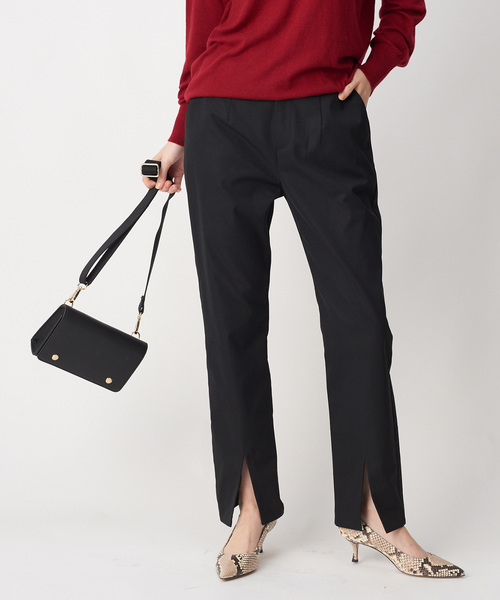 売れ筋新商品 Gallardagalante コラージュガリャルダガランテ のファッション パンツ Collage セール Gallardagalante Collage ストレートスリットパンツ パンツ