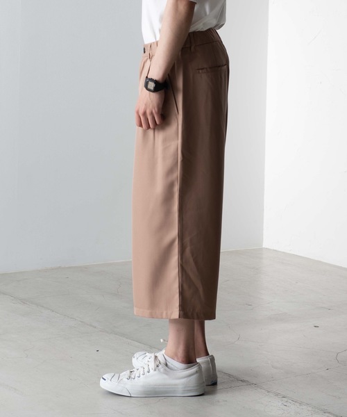 WEGO(ウィゴー)の「WEGO/ガウチョスラックス(スラックス・メンズ・ブラック/ベージュ・SMALL/MEDIUM/LARGE)」の12枚目の写真