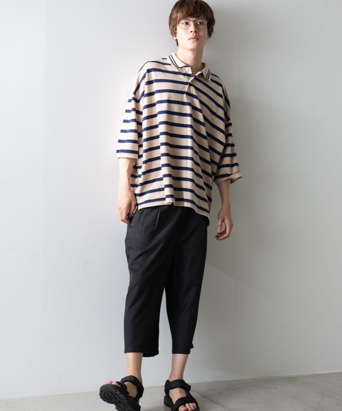 WEGO(ウィゴー)の「WEGO/ガウチョスラックス(スラックス・メンズ・ブラック/ベージュ・SMALL/MEDIUM/LARGE)」の21枚目の写真