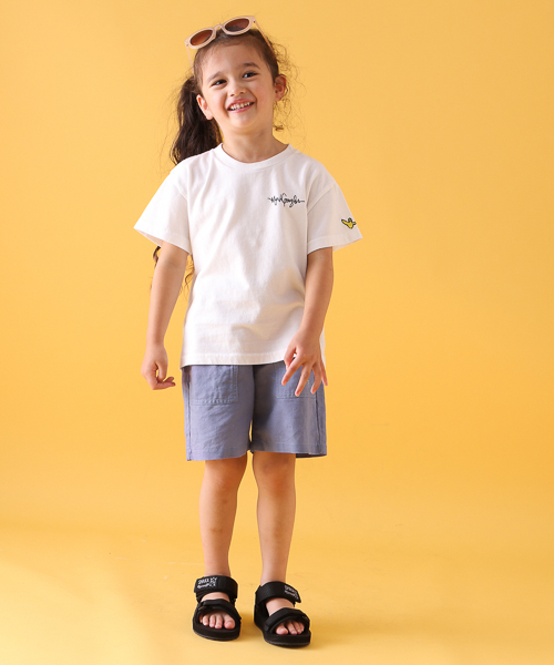 Mark Gonzales(マーク・ゴンザレス)の「【MARK GONZALES(マークゴンザレス)】別注プリントTee(KIDS)(Tシャツ/カットソー・キッズ・オフホワイト/ホワイト・MEDIUM/LARGE/SMALL/X-LARGE/XX-LARGE)」の6枚目の写真
