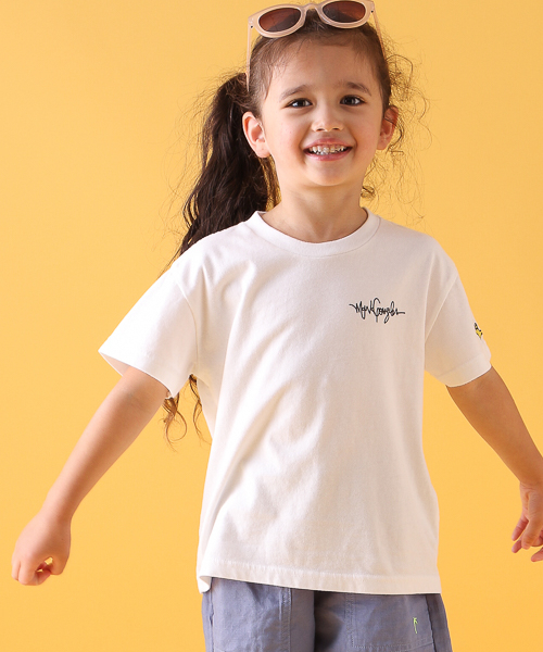 Mark Gonzales(マーク・ゴンザレス)の「【MARK GONZALES(マークゴンザレス)】別注プリントTee(KIDS)(Tシャツ/カットソー・キッズ・オフホワイト/ホワイト・MEDIUM/LARGE/SMALL/X-LARGE/XX-LARGE)」の8枚目の写真