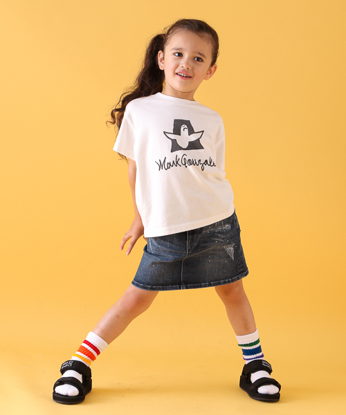 Mark Gonzales(マーク・ゴンザレス)の「【MARK GONZALES(マークゴンザレス)】別注プリントTee(KIDS)(Tシャツ/カットソー・キッズ・オフホワイト/ホワイト・MEDIUM/LARGE/SMALL/X-LARGE/XX-LARGE)」の12枚目の写真