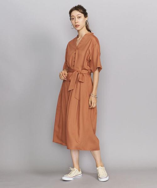 商品詳細 By ツイルスキッパーベルト5分袖ワンピース Outlet アウトレット 公式通販