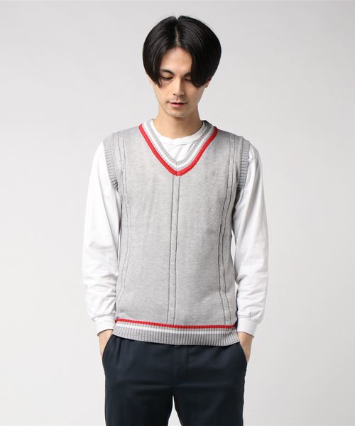 THISIS(ディスイズ)の「ビッグシルエットニットベスト(ニット/セーター・メンズ・A/C/D/B/E・XX-LARGE/X-LARGE/FREE)」の9枚目の写真
