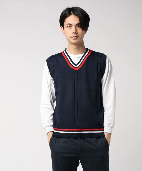 THISIS(ディスイズ)の「ビッグシルエットニットベスト(ニット/セーター・メンズ・A/C/D/B/E・XX-LARGE/X-LARGE/FREE)」の10枚目の写真