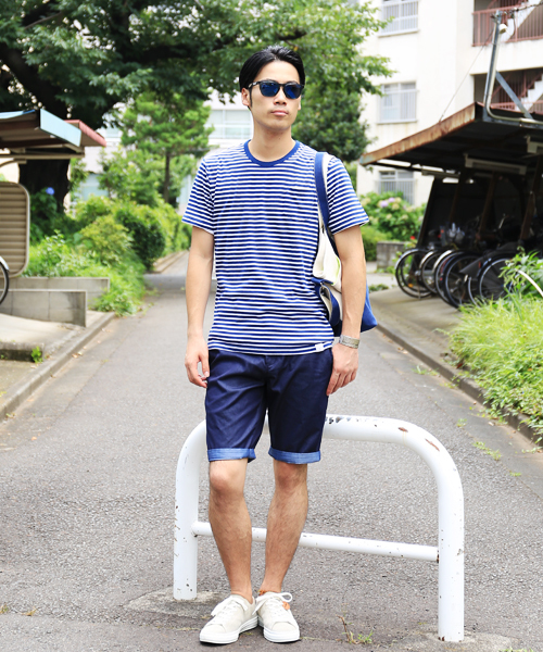 B:MING by BEAMS（ビーミングバイビームス）の「○ビーミング by ビームス / ボーダーポケットTEE（Tシャツ/カットソー・メンズ・ブラック/レッド/ネイビー・SMALL/MEDIUM/LARGE/X-LARGE）」の13枚目の写真