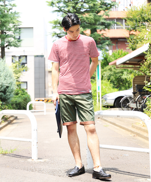 B:MING by BEAMS（ビーミングバイビームス）の「○ビーミング by ビームス / ボーダーポケットTEE（Tシャツ/カットソー・メンズ・ブラック/レッド/ネイビー・SMALL/MEDIUM/LARGE/X-LARGE）」の14枚目の写真