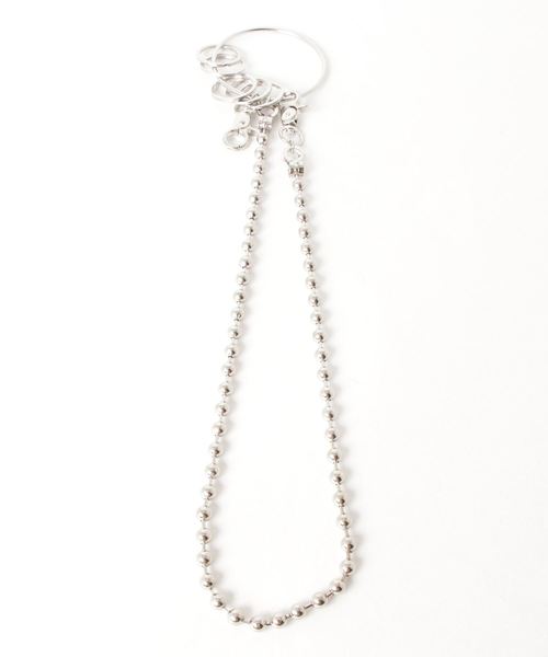 WEGO(ウィゴー)の「WEGO/チェーン付きスーパースキニーカットオフデニム(デニムパンツ・メンズ・ブラック・MEDIUM/LARGE)」の4枚目の写真