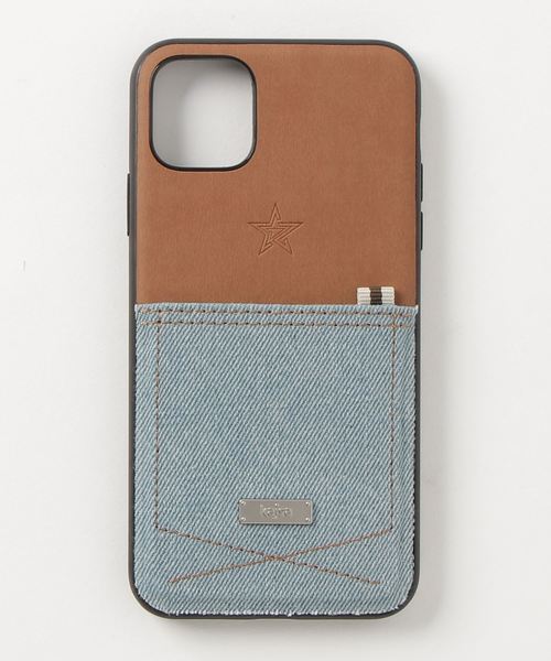 kajsa（カイサ）の「〈Kajsa/カイサ〉Denim Pocket Backcase/デニムポケット バックケース（スマホケース/カバー・レディース・ライトブルー/ダークブルー・P/MAX/ 11/mini/12）」の8枚目の写真