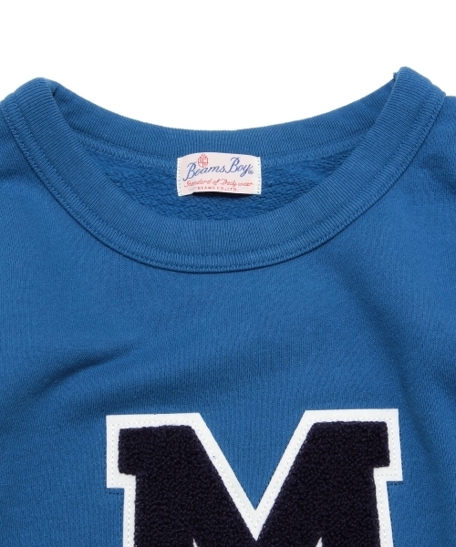 BEAMS BOY(ビームスボーイ)の「BEAMS BOY / スウェット レタード クルー(スウェット・レディース・チャコールグレー/ブルー・ONE SIZE)」の17枚目の写真