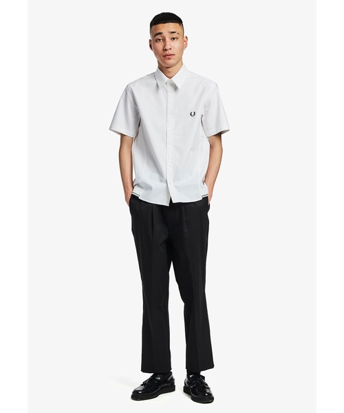 FREDPERRY Panelled Rib HemShirt 定価16500円 人気の新作 HemShirt Rib Panelled FREDPERRY 定価16500円