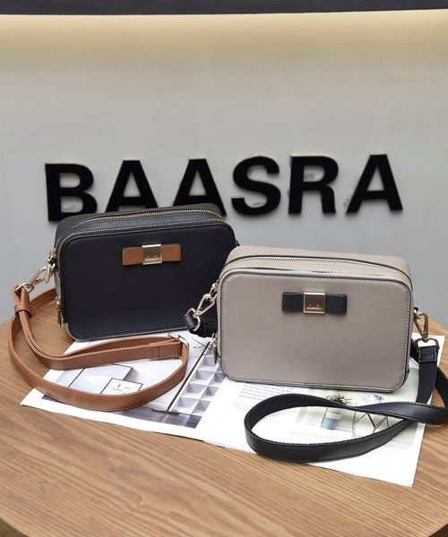 dazzlin（ダズリン）の「【dazzlin/ダズリン】　3カラー配色お財布ポシェット（ショルダーバッグ・レディース・ブラック/ピンク/マスタード/ベージュ系その他・FREE）」の5枚目の写真