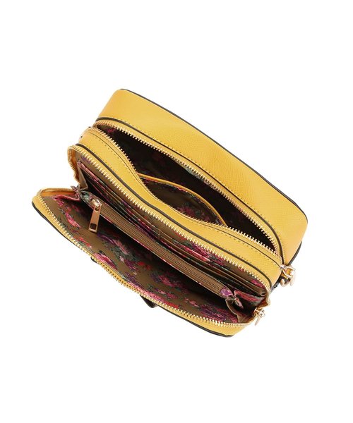 dazzlin（ダズリン）の「【dazzlin/ダズリン】　3カラー配色お財布ポシェット（ショルダーバッグ・レディース・ブラック/ピンク/マスタード/ベージュ系その他・FREE）」の11枚目の写真