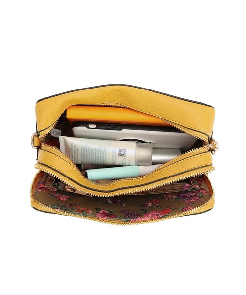 dazzlin（ダズリン）の「【dazzlin/ダズリン】　3カラー配色お財布ポシェット（ショルダーバッグ・レディース・ブラック/ピンク/マスタード/ベージュ系その他・FREE）」の12枚目の写真