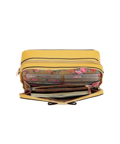 dazzlin（ダズリン）の「【dazzlin/ダズリン】　3カラー配色お財布ポシェット（ショルダーバッグ・レディース・ブラック/ピンク/マスタード/ベージュ系その他・FREE）」の13枚目の写真