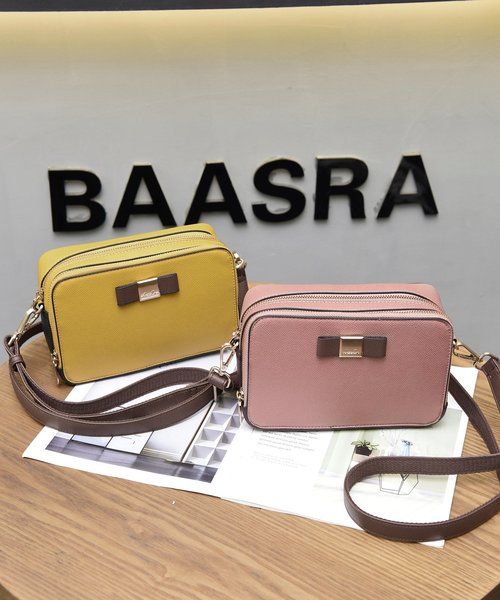 dazzlin（ダズリン）の「【dazzlin/ダズリン】　3カラー配色お財布ポシェット（ショルダーバッグ・レディース・ブラック/ピンク/マスタード/ベージュ系その他・FREE）」の6枚目の写真