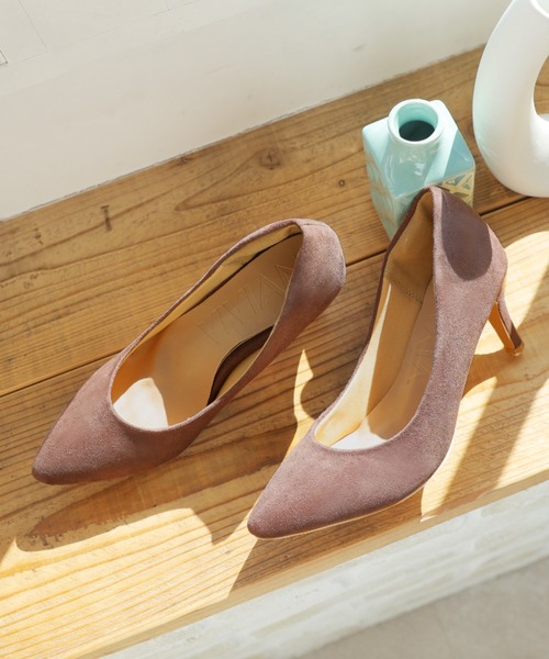 VIVIAN（ヴィヴィアン）の「ましゅまろクッション ポインテッドトゥ7cmキレイめパンプス（パンプス・レディース・シルバー/ブラック系その他/ベージュ系その他/ピンク系その他/D/E/White/ブラック系その他2/ブラック系その他3/グレー系その他3/グレー系その他4/ベージュ系その他3/グレー系その他6/ブルー系その他6/ゴールド/パイソン/パープル系その他3/ローズ/ベージュ系その他5/ブラック系その他5/ホワイト×ゴールド/ベージュ/ブラウン系その他6/ライトパープル/マルーン/グリーン系その他3/パープル/ブルー系その他3/ホワイト×ホワイト/ブラック×ブラック/グレー系その他5・23/24/25/26/22/25.5/22.5/24.5/23.5/21.5）」の13枚目の写真