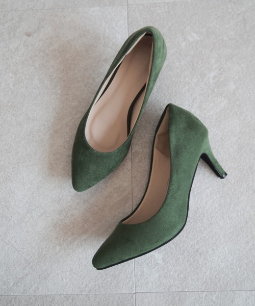 VIVIAN（ヴィヴィアン）の「ましゅまろクッション ポインテッドトゥ7cmキレイめパンプス（パンプス・レディース・シルバー/ブラック系その他/ベージュ系その他/ピンク系その他/D/E/White/ブラック系その他2/ブラック系その他3/グレー系その他3/グレー系その他4/ベージュ系その他3/グレー系その他6/ブルー系その他6/ゴールド/パイソン/パープル系その他3/ローズ/ベージュ系その他5/ブラック系その他5/ホワイト×ゴールド/ベージュ/ブラウン系その他6/ライトパープル/マルーン/グリーン系その他3/パープル/ブルー系その他3/ホワイト×ホワイト/ブラック×ブラック/グレー系その他5・23/24/25/26/22/25.5/22.5/24.5/23.5/21.5）」の18枚目の写真