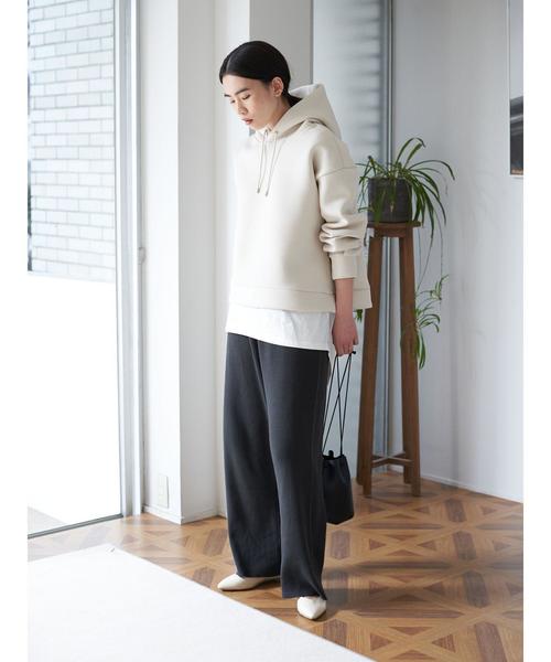 AMERICAN HOLIC（アメリカンホリック）の「リブニットイージーパンツ＊（その他パンツ・レディース・チャコールグレー/モカ/グレイッシュベージュ・MEDIUM/LARGE）」の16枚目の写真