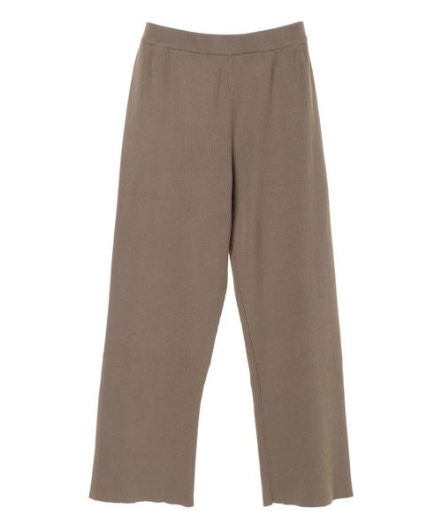 AMERICAN HOLIC（アメリカンホリック）の「リブニットイージーパンツ＊（その他パンツ・レディース・チャコールグレー/モカ/グレイッシュベージュ・MEDIUM/LARGE）」の8枚目の写真