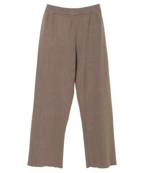 AMERICAN HOLIC（アメリカンホリック）の「リブニットイージーパンツ＊（その他パンツ・レディース・チャコールグレー/モカ/グレイッシュベージュ・MEDIUM/LARGE）」の7枚目の写真