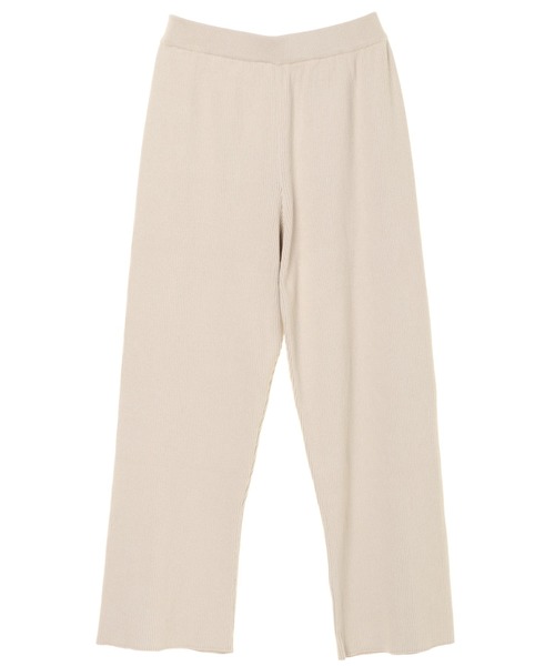 AMERICAN HOLIC（アメリカンホリック）の「リブニットイージーパンツ＊（その他パンツ・レディース・チャコールグレー/モカ/グレイッシュベージュ・MEDIUM/LARGE）」の6枚目の写真