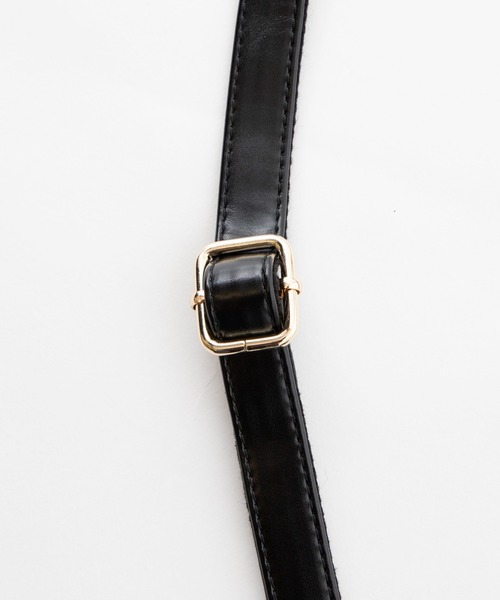 WEGO（ウィゴー）の「WEGO/フラップベルトミニショルダーバッグ（ショルダーバッグ・レディース・ブラック/その他2/その他1・FREE）」の9枚目の写真