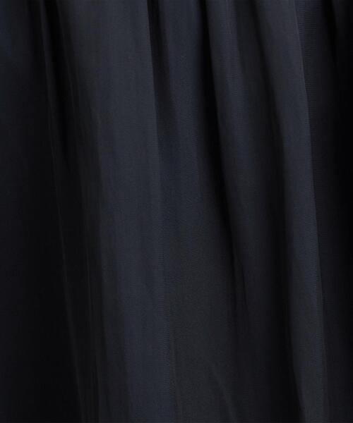 green label relaxing(グリーンレーベルリラクシング)の「CS タック ソデ ギャザー ワンピース(ワンピース・レディース・ネイビー・FREE)」の3枚目の写真