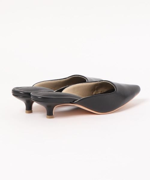 KOBE LETTUCE（コウベレタス）の「キトゥンヒールミュール（サンダル・レディース・ホワイト/ブラック/ベージュ/パープル/シルバー/キャメル・LL/S/M/L）」の10枚目の写真