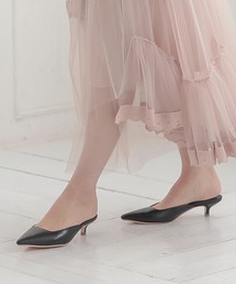 KOBE LETTUCE | キトゥンヒールミュール(サンダル)