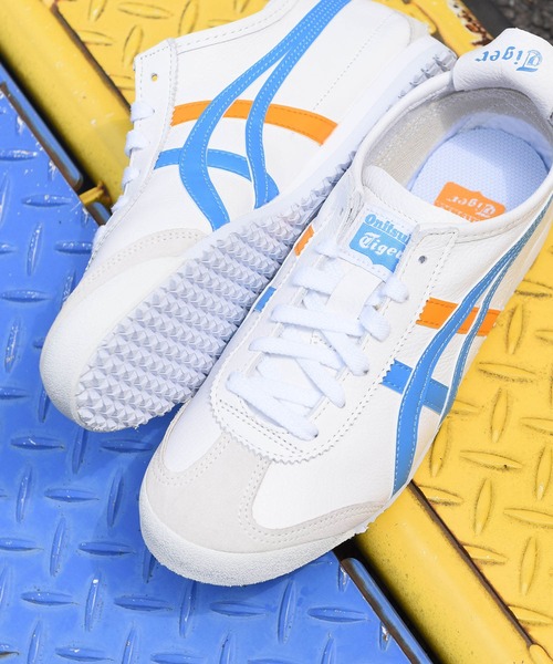 Onitsuka Tiger(オニツカタイガー)の「onitsuka tiger/オニツカタイガー MEXICO 66(スニーカー・メンズ・ホワイト×ブラック/ブラック×ブラック/バーガンディー/ホワイト系その他2/ホワイト系その他4/ホワイト×グリーン/ホワイト×ホワイト/ホワイト/ブラック/ネイビー/グリーン/ブラック×グレー/ホワイト×ネイビー/ホワイト系その他/ホワイト系その他3/ホワイト×ライム/ホワイト×レッド・24.0cm/27.5cm/26.0cm/26.5cm/27.0cm/23.5cm/24.5cm/23.0cm/28.0cm/25.0cm/25.5cm/22.5cm)」の6枚目の写真