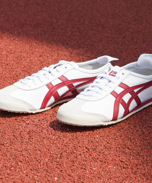 Onitsuka Tiger(オニツカタイガー)の「onitsuka tiger/オニツカタイガー MEXICO 66(スニーカー・メンズ・ホワイト×ブラック/ブラック×ブラック/バーガンディー/ホワイト系その他2/ホワイト系その他4/ホワイト×グリーン/ホワイト×ホワイト/ホワイト/ブラック/ネイビー/グリーン/ブラック×グレー/ホワイト×ネイビー/ホワイト系その他/ホワイト系その他3/ホワイト×ライム/ホワイト×レッド・24.0cm/27.5cm/26.0cm/26.5cm/27.0cm/23.5cm/24.5cm/23.0cm/28.0cm/25.0cm/25.5cm/22.5cm)」の17枚目の写真