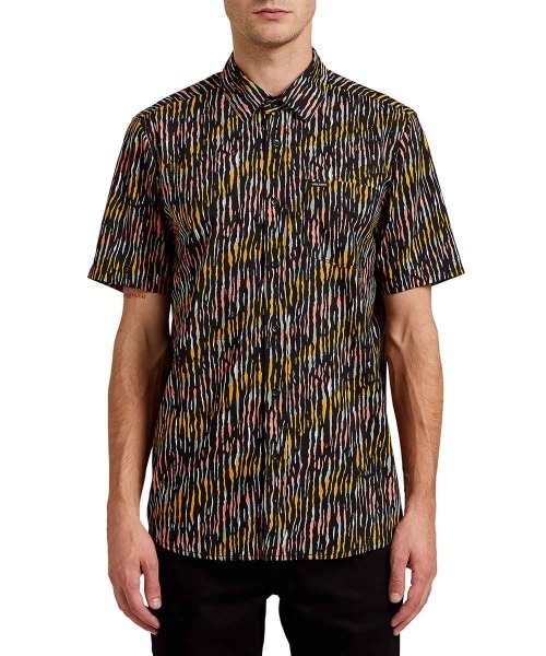 VOLCOM(ボルコム)の「【VOLCOM】HIGH BALL S/S(シャツ/ブラウス・メンズ・ホワイト/ブラック・MEDIUM/SMALL/LARGE)」の1枚目の写真