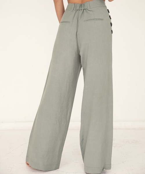 ALEXIA STAM(アリシアスタン)の「Side Button Pants/サイドボタンパンツ(その他パンツ・レディース・ブラック/ベージュ・S/M)」の14枚目の写真