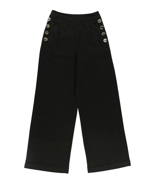 ALEXIA STAM(アリシアスタン)の「Side Button Pants/サイドボタンパンツ(その他パンツ・レディース・ブラック/ベージュ・S/M)」の15枚目の写真