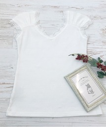 PairPair | フレンチスリーブレースタンク(タンクトップ)