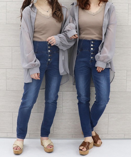 PairPair（ペアペア）の「レースインナー（タンクトップ・レディース・オフホワイト/モカ・FREE）」の8枚目の写真